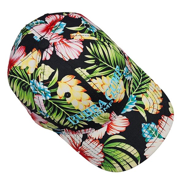 Bubba Gump Shrimp Company Hawaiian Floral Tropical Snapback Hat Embroidered - Picture 9 of 12